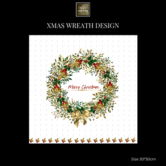 Christmas Placemats (Xmas Wreath) - Place MattersChristmas Placemats