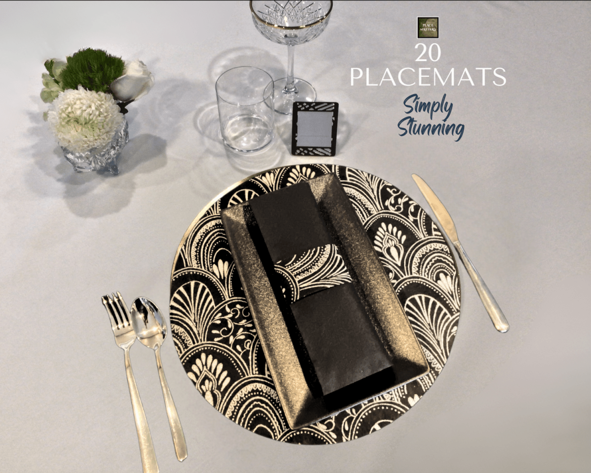 Milano Design Placemats – Pack of 20 | Place Matters - Place MattersPlacemats