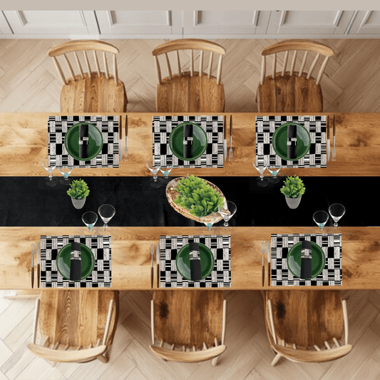 Black Table Setting Pack for 10 — + Table Runner - Place MattersTable Setting Packs with Table Runner