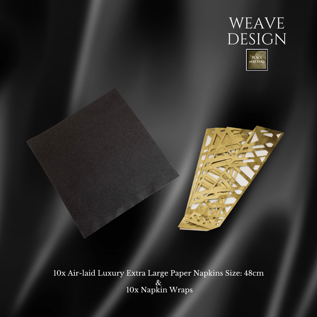 Christmas Table Setting Pack — Reindeer Weave Design with - Runner - Place MattersChristmas Table Setting Pack