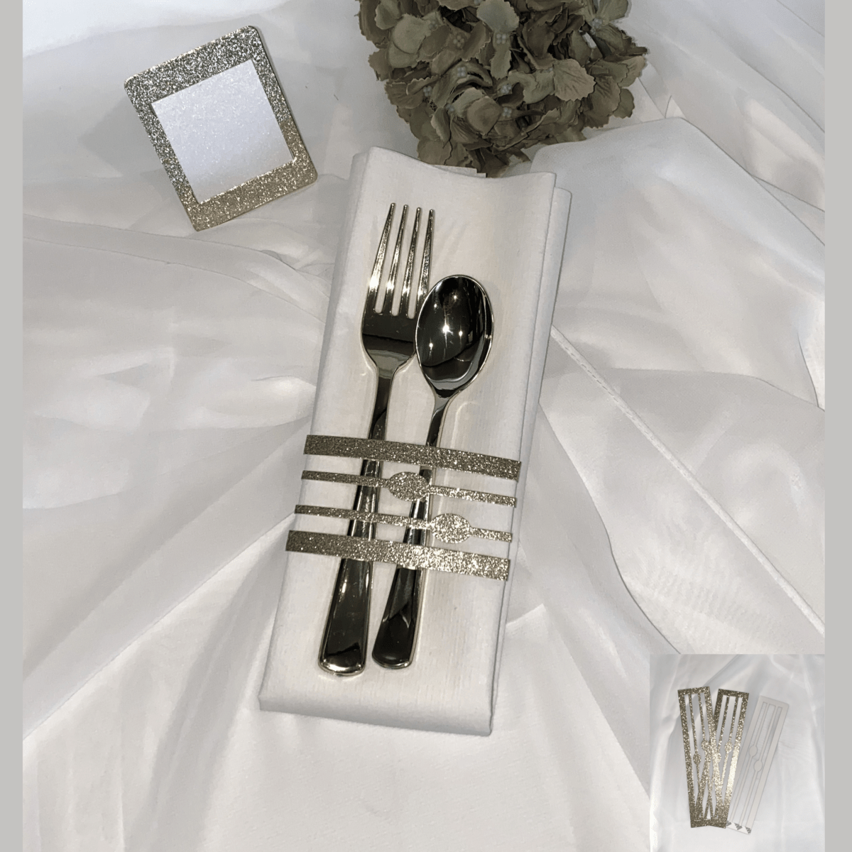 Napkin Wraps (Glitter Design) - Place Matters