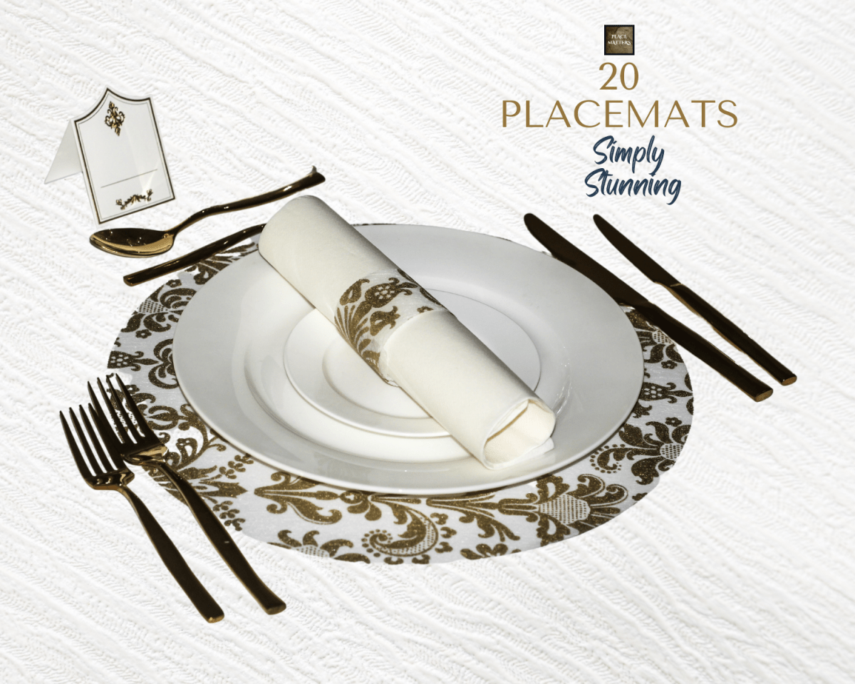 Royale Design Placemats | Place Matters (Pack of 20) - Place Matters