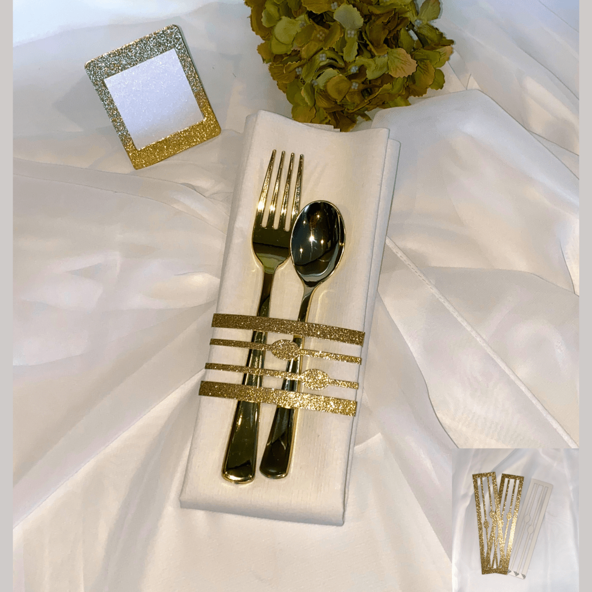 Napkin Wraps (Glitter Design) - Place Matters