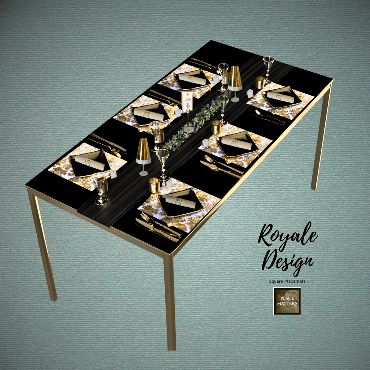 Royale Design Placemats | Place Matters (Pack of 20) - Place Matters
