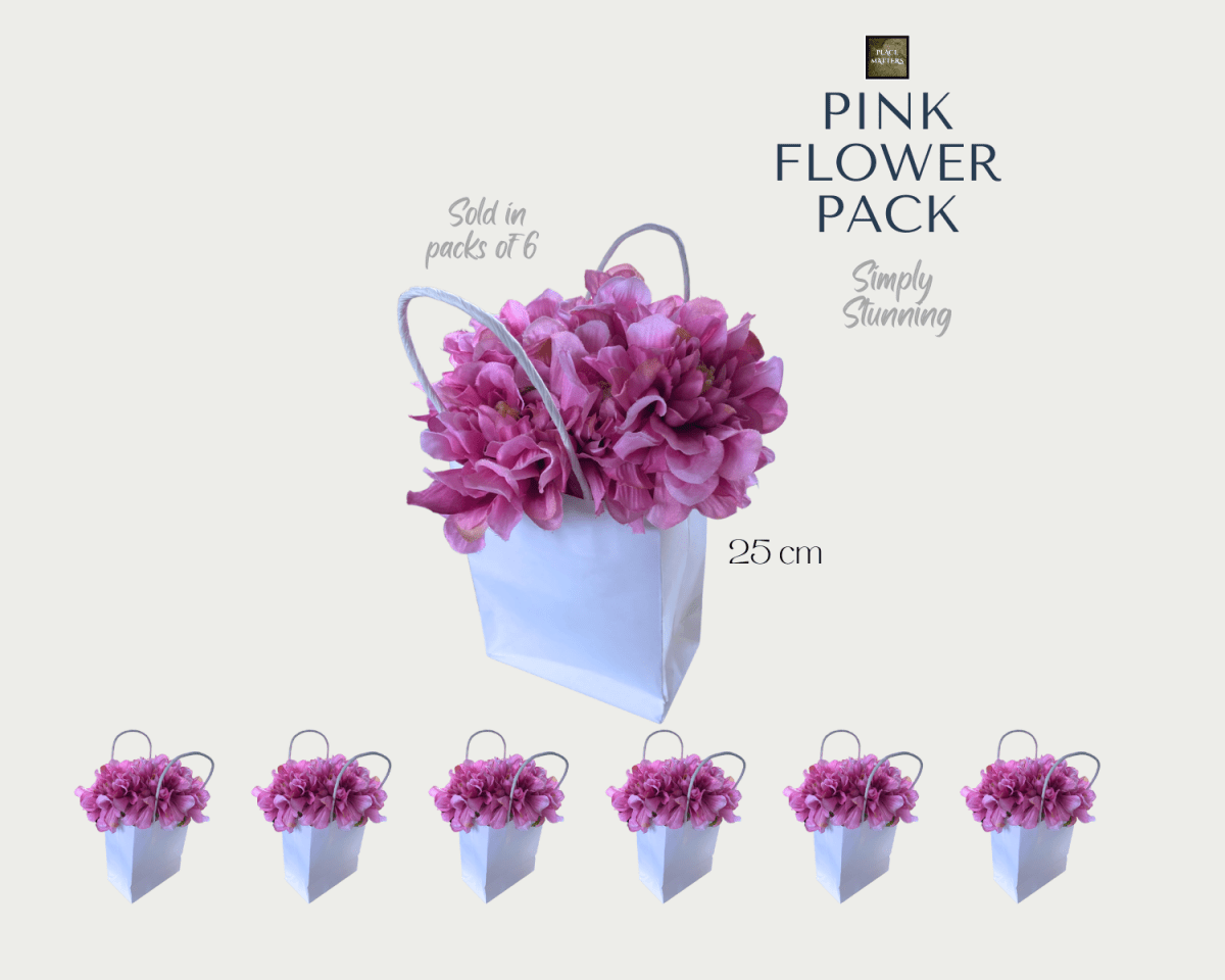 Pink Flower Packs - Place Matters