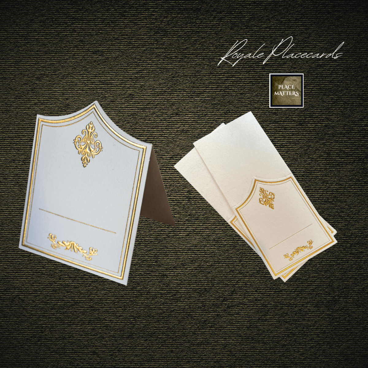 Table Setting Pack for 10 - Royale Design - Place Matters