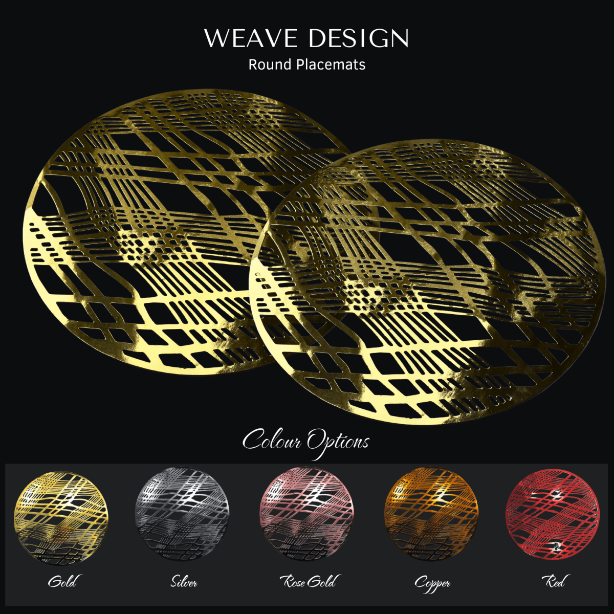 Table Setting Pack for 10 — Gatsby Velvet Weave Design - Place MattersTable Setting Packs with Table Runner