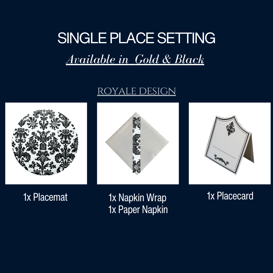 Single Place Setting (Royale Design) - Place MattersSingle - Place - Setting