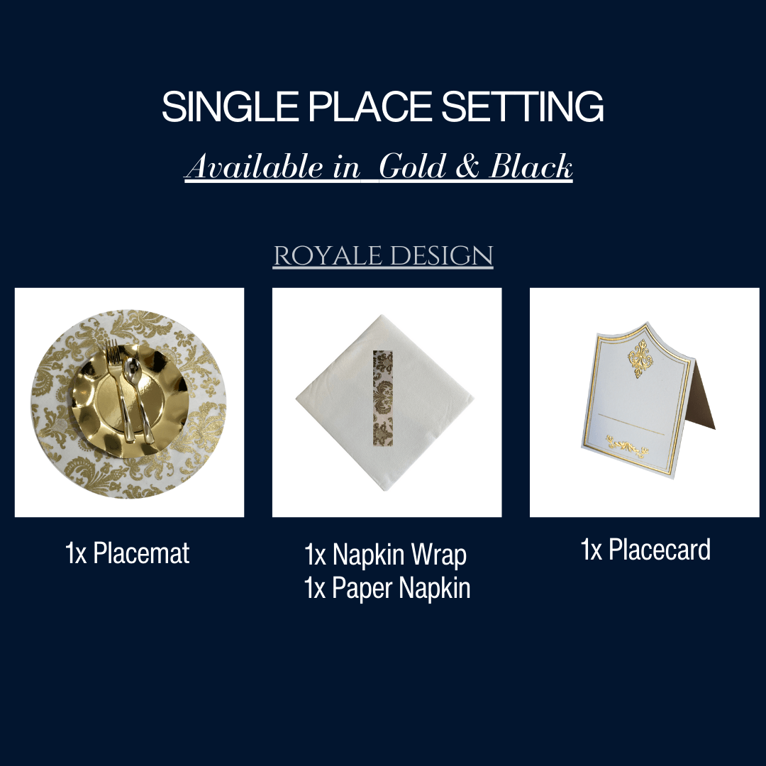 Single Place Setting (Royale Design) - Place MattersSingle - Place - Setting