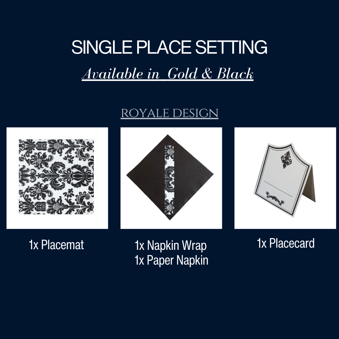 Single Place Setting (Royale Design) - Place MattersSingle - Place - Setting
