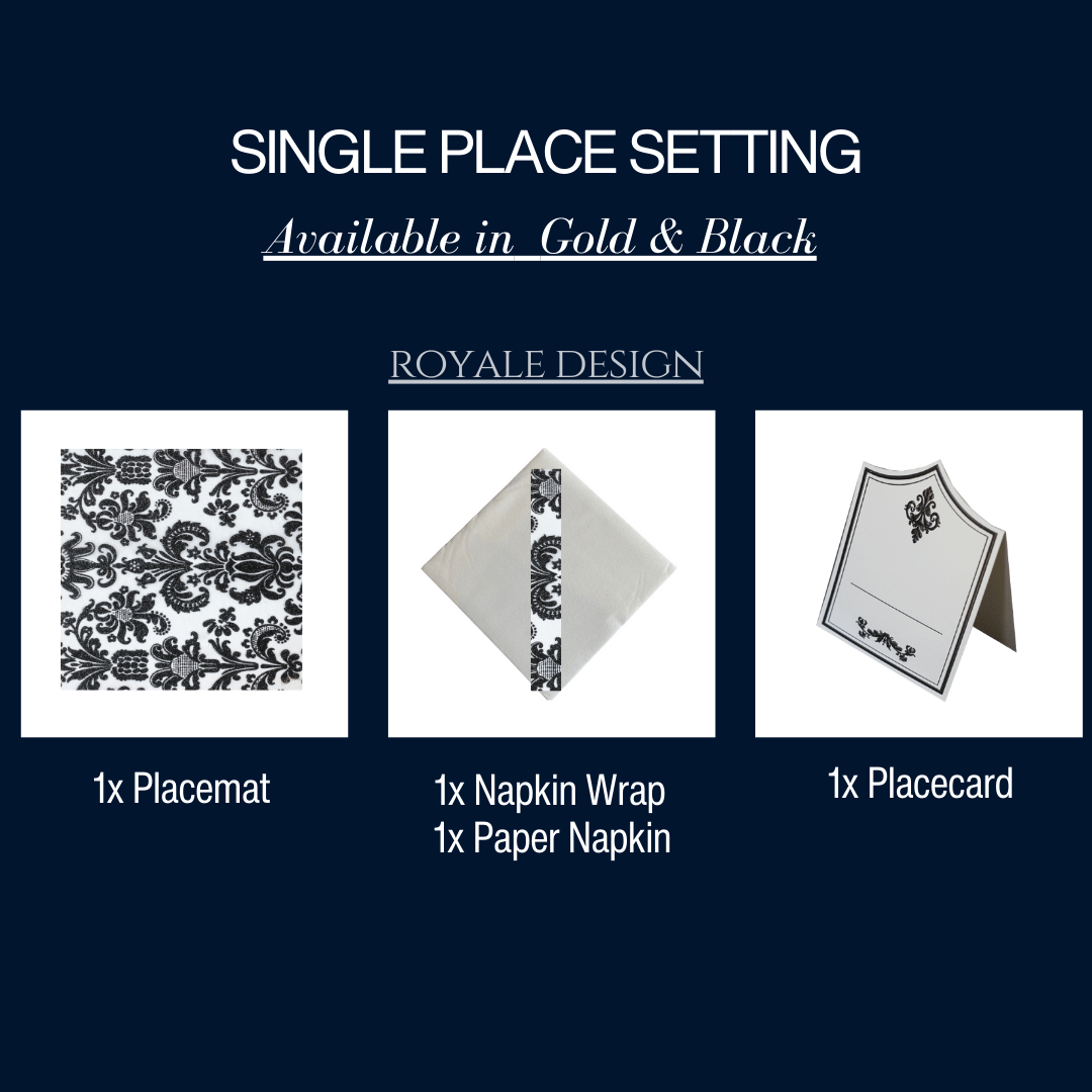 Single Place Setting (Royale Design) - Place MattersSingle - Place - Setting