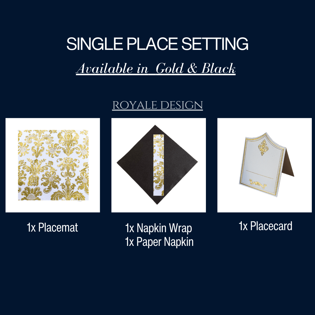 Single Place Setting (Royale Design) - Place MattersSingle - Place - Setting