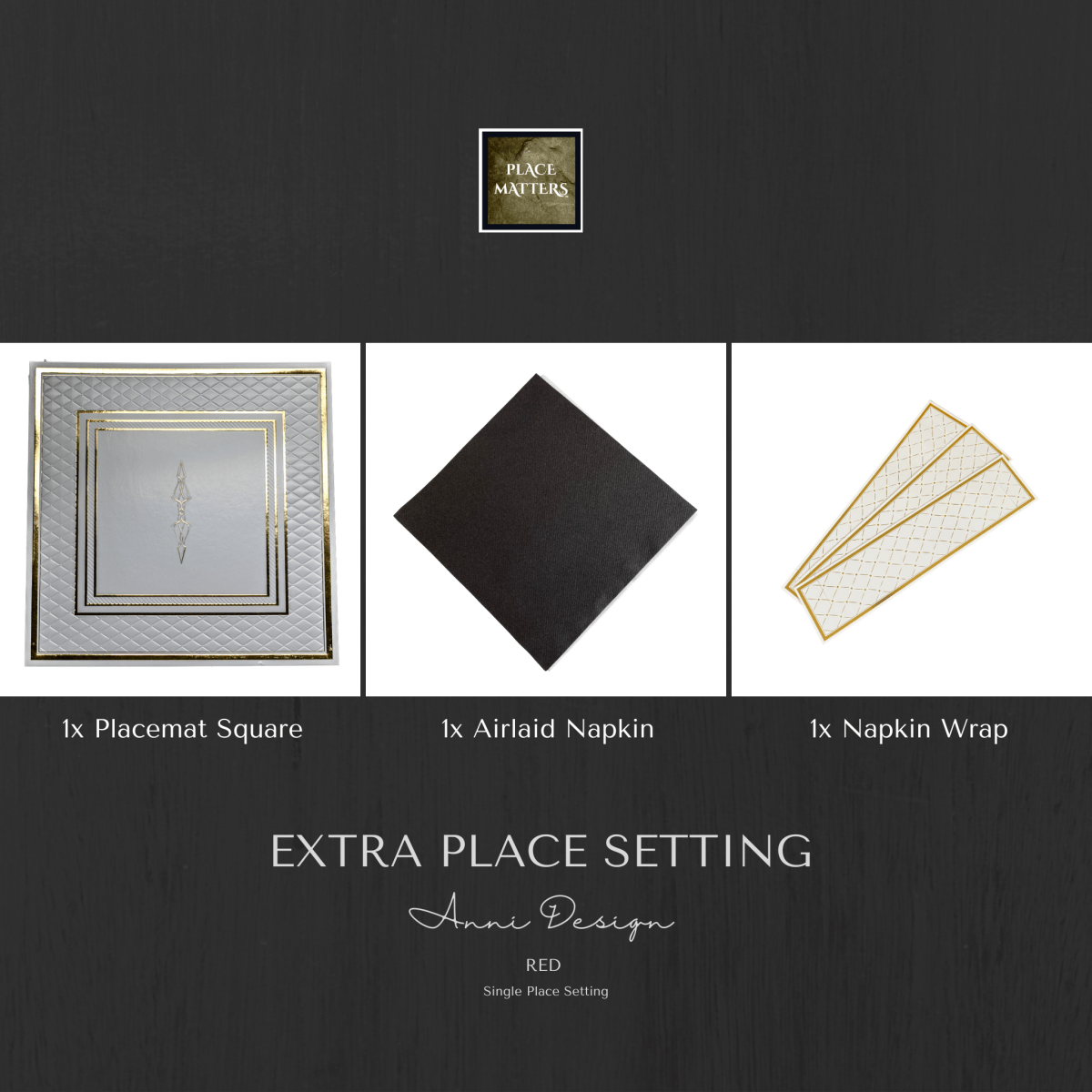 Single Place Setting (Anni Design) - Place MattersSingle - Place - Settings
