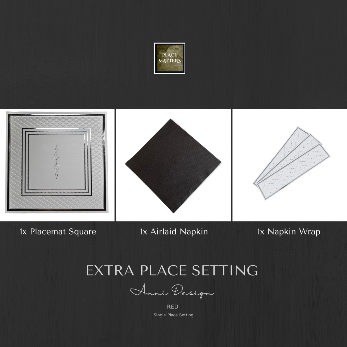 Single Place Setting (Anni Design) - Place Matters