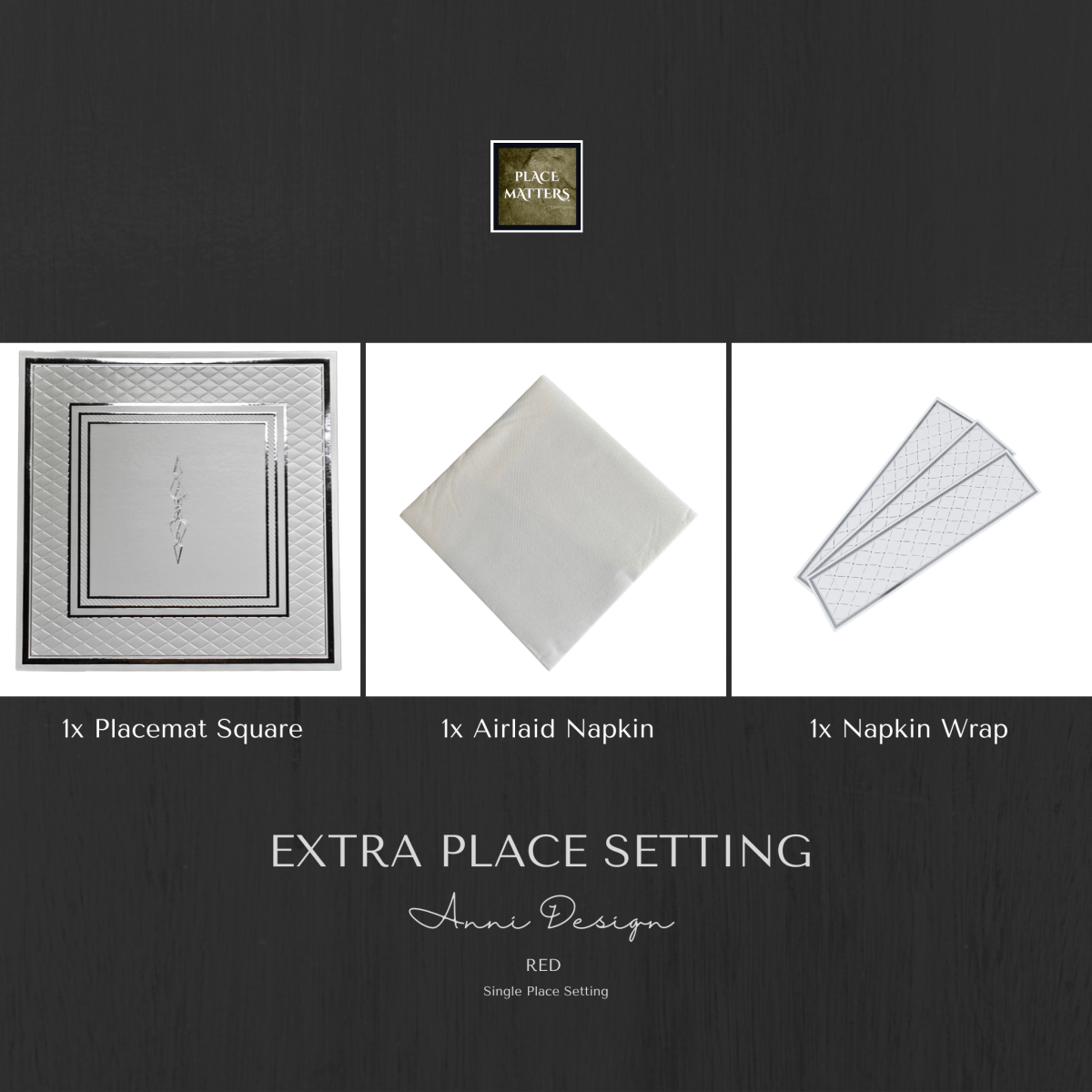 Single Place Setting (Anni Design) - Place MattersSingle - Place - Settings
