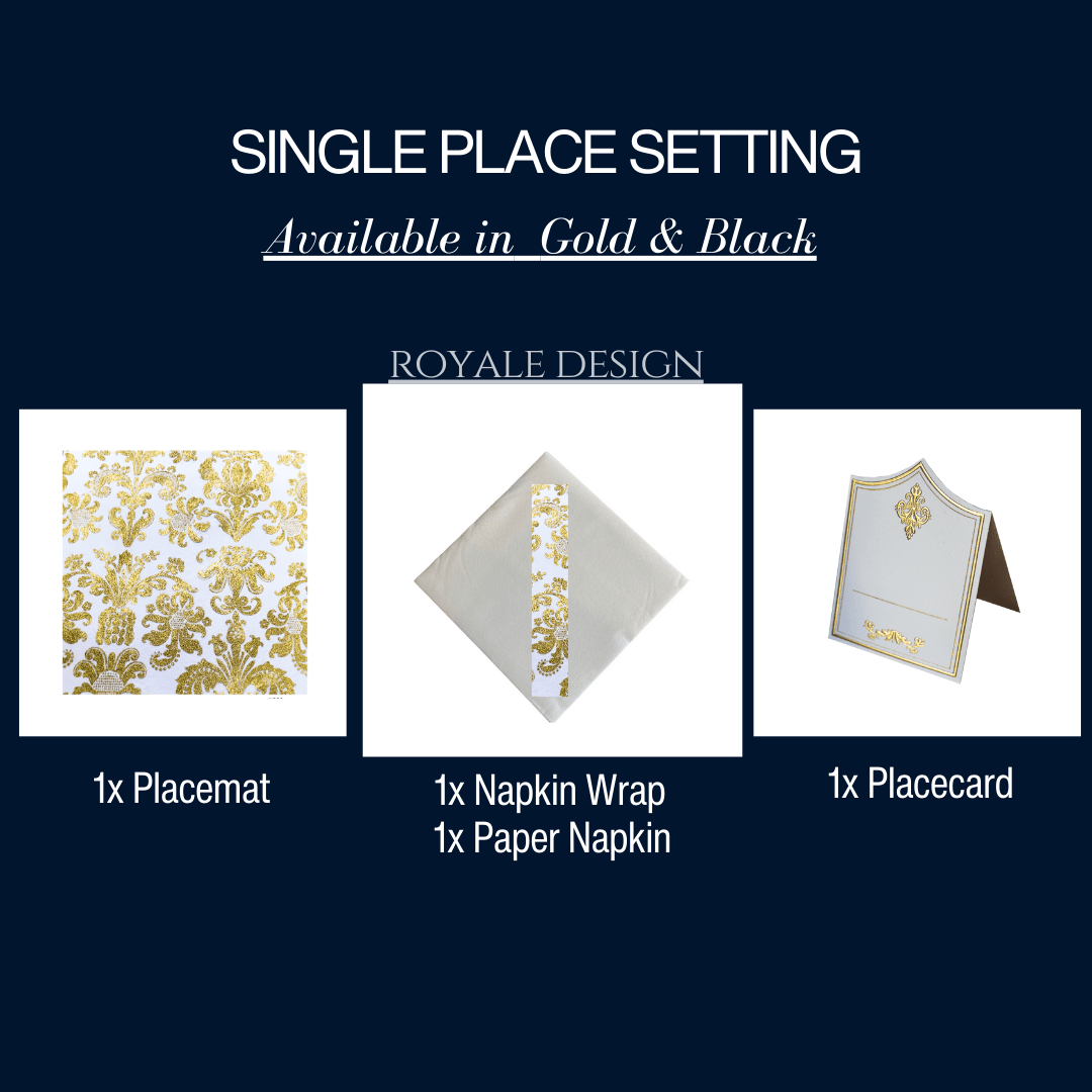 Single Place Setting (Royale Design) - Place MattersSingle - Place - Setting
