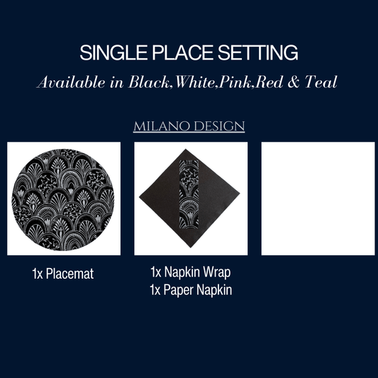Single Place Setting (Milano Design) - Place MattersSingle Place Setting