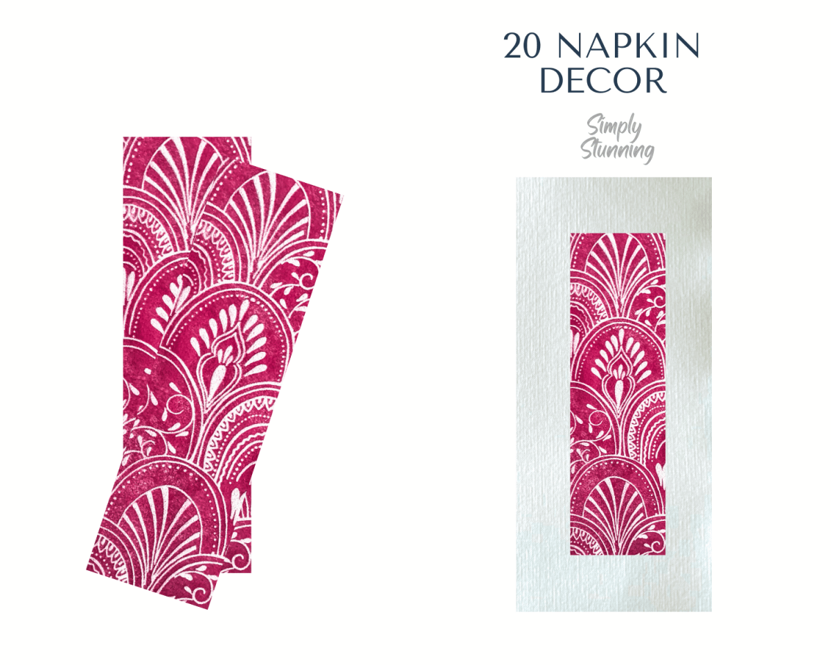Napkin Wraps (Milano Design) - Pack of 20 | Place Matters - Place MattersNapkin Wraps