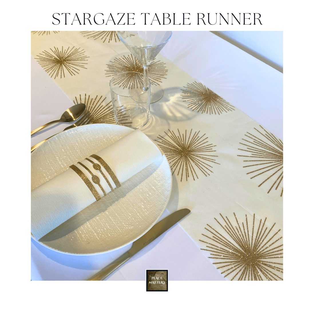 Black Stargaze Table Runners - Place MattersTable Runners