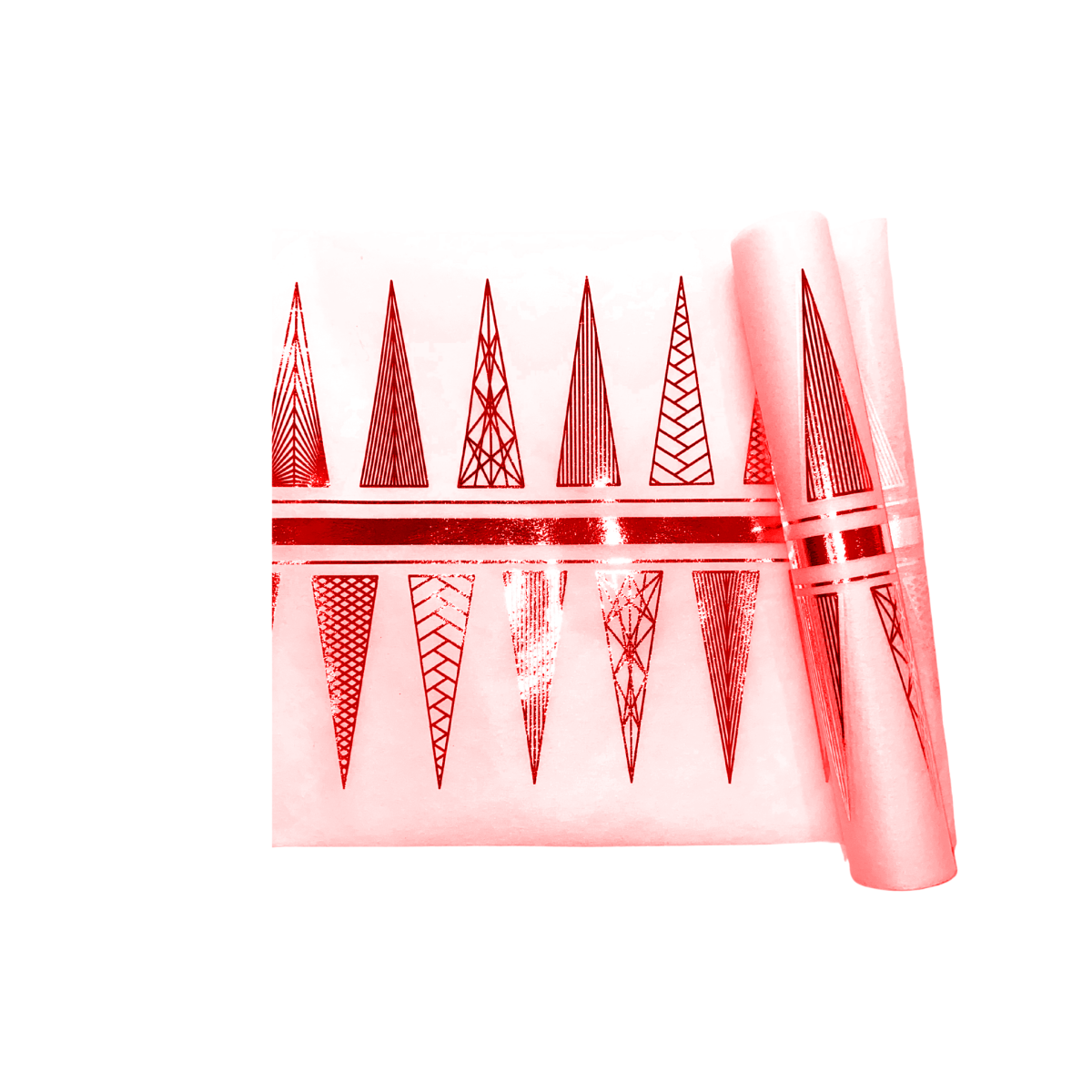 Christmas Table Runners (Red Funky Xmas Tree Design) - Place MattersTable Runners