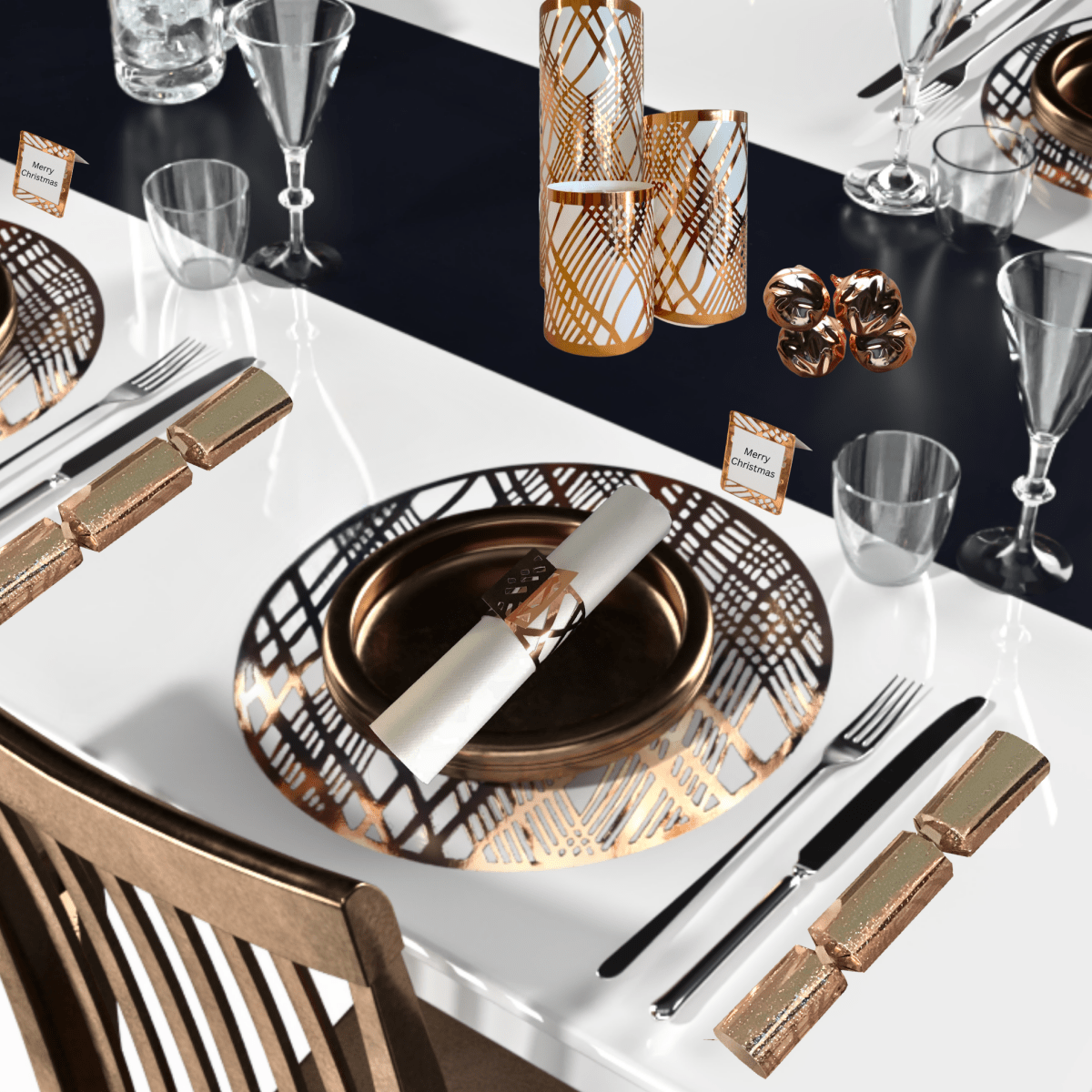 Copper Round Weave Placemats – Pack of 20 | Place Matters - Place Matters