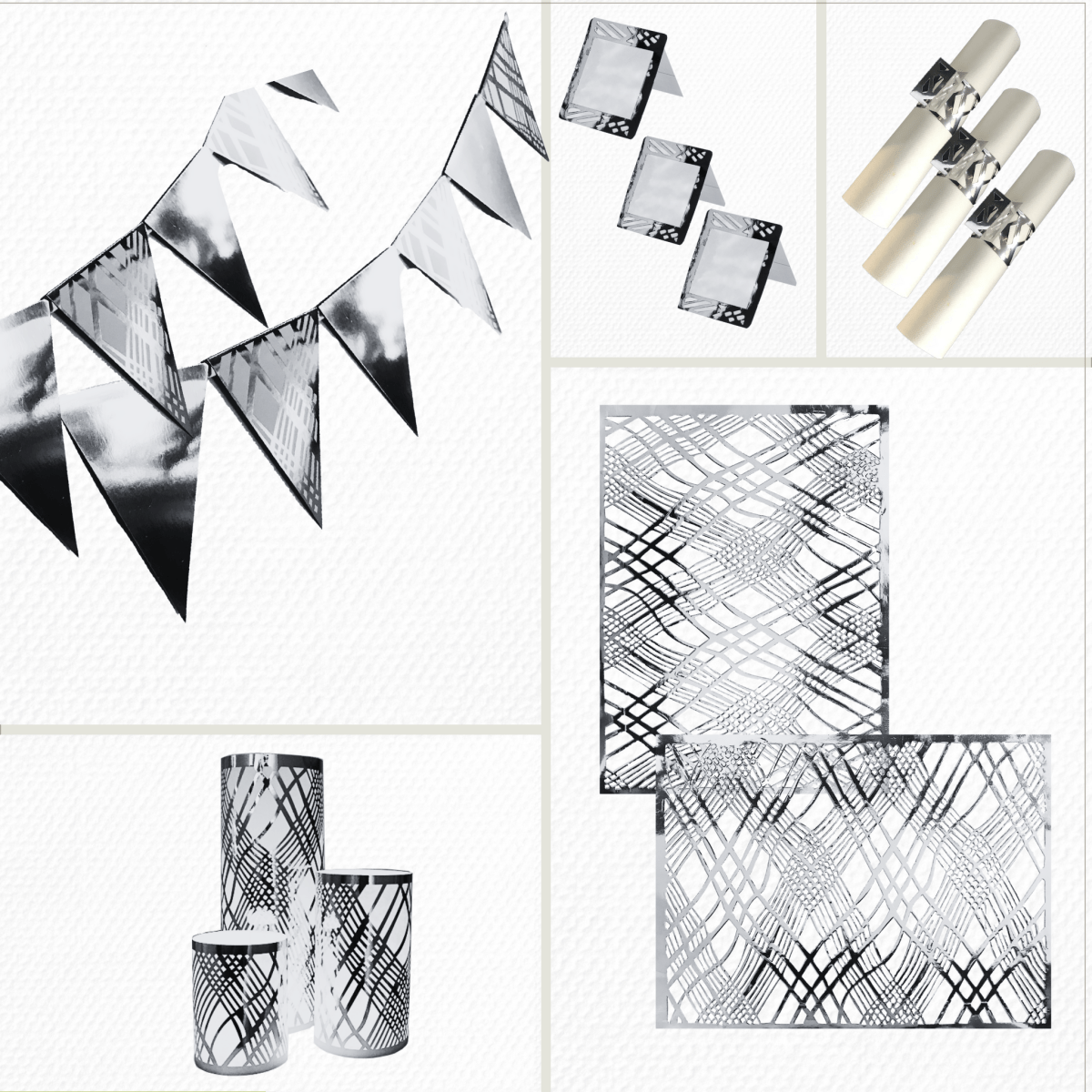 Gatsby Gold Party Pack Weave Design - Place MattersParty Pack