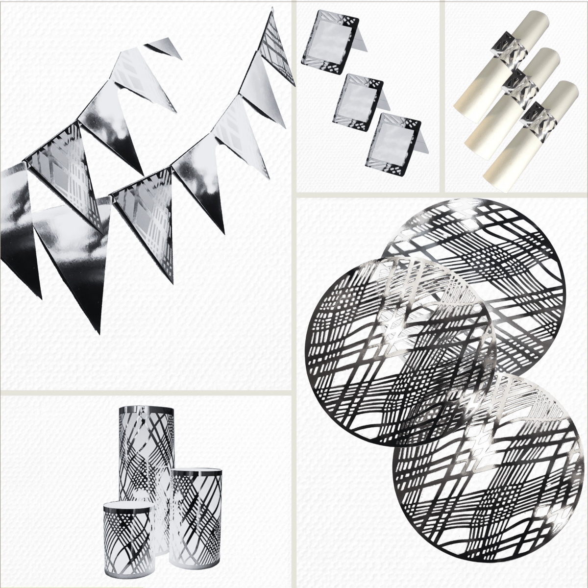 Gatsby Gold Party Pack Weave Design - Place MattersParty Pack