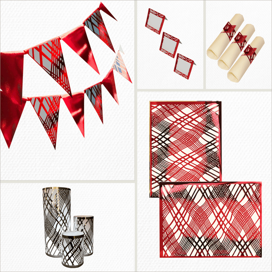 Gatsby Gold Party Pack Weave Design - Place MattersParty Pack