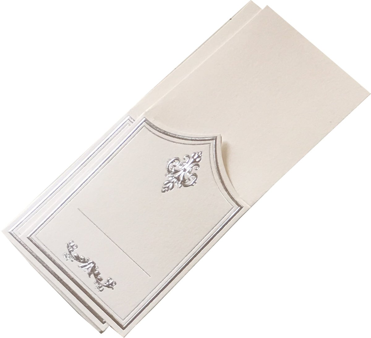Silver Place Cards (Royale Design) - Place Matters