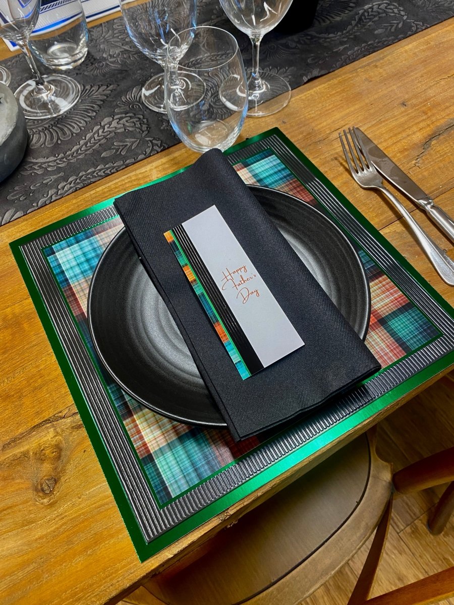 Tartan Design Placemats – Pack of 20 | Place Matters - Place Matters