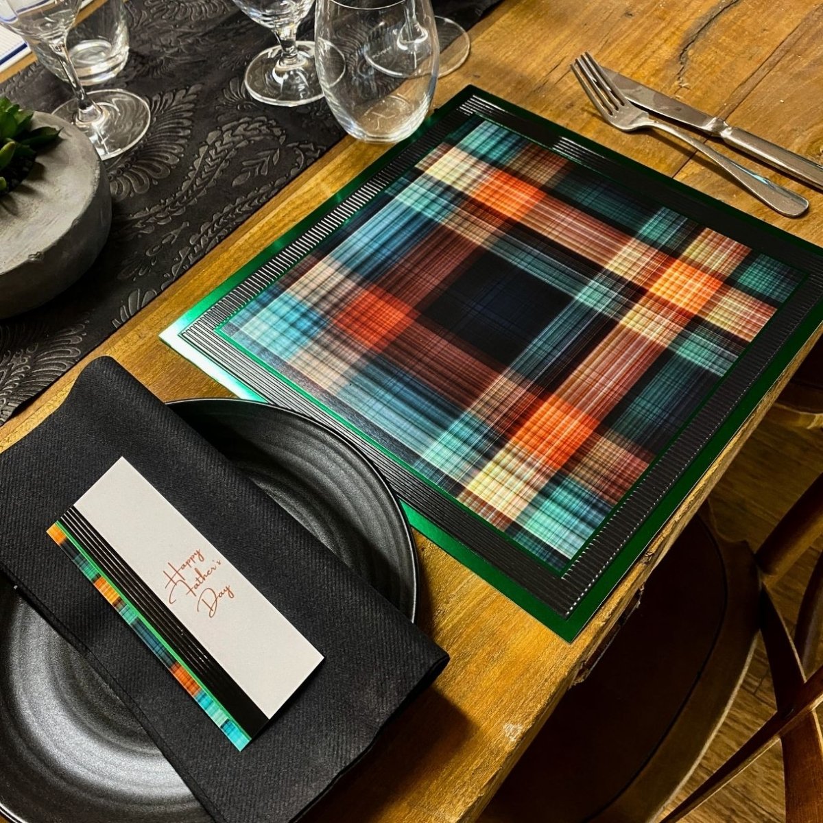 Tartan Design Placemats – Pack of 20 | Place Matters - Place MattersPlacemats