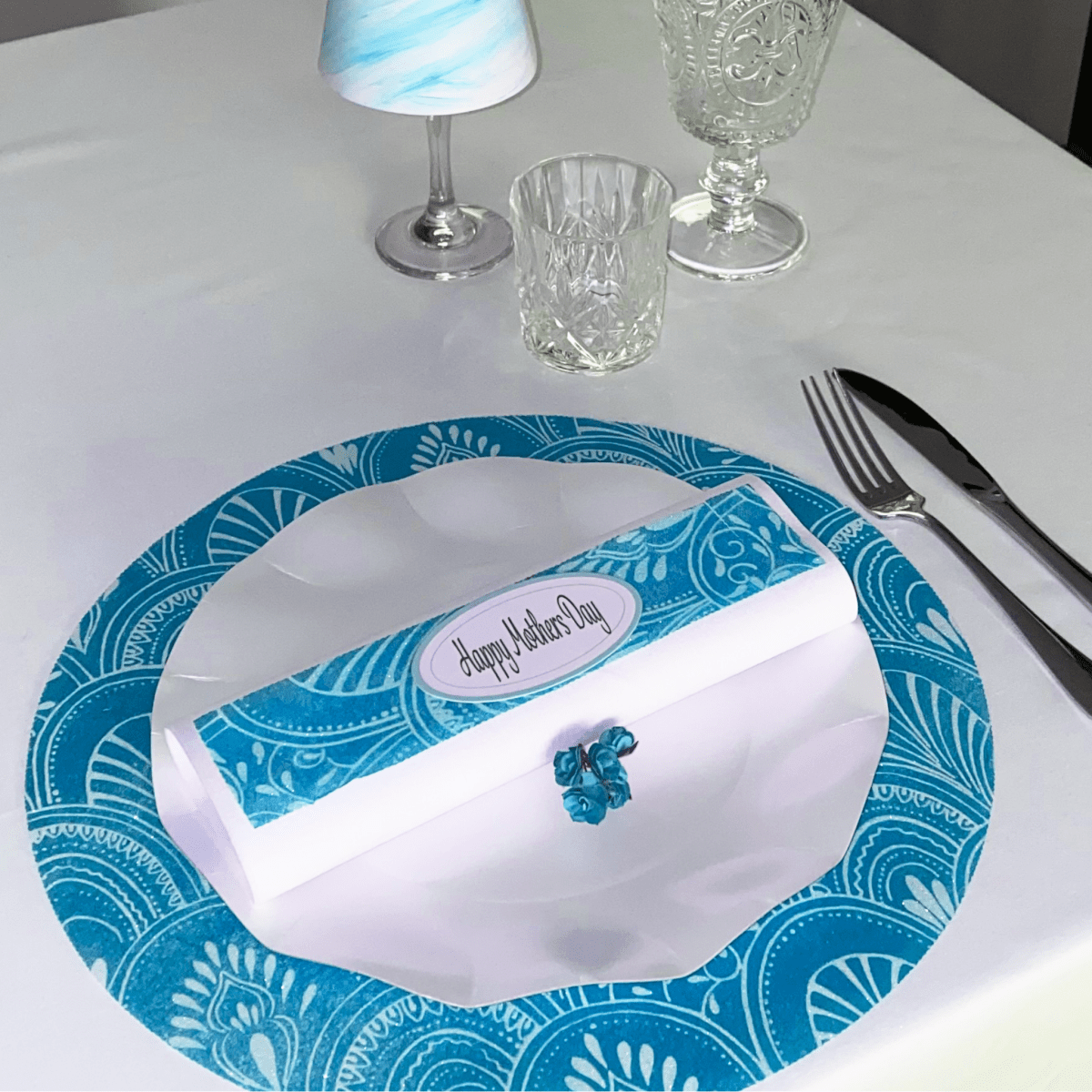 Teal Milano Design Placemats – Pack of 20 | Place Matters - Place Matters