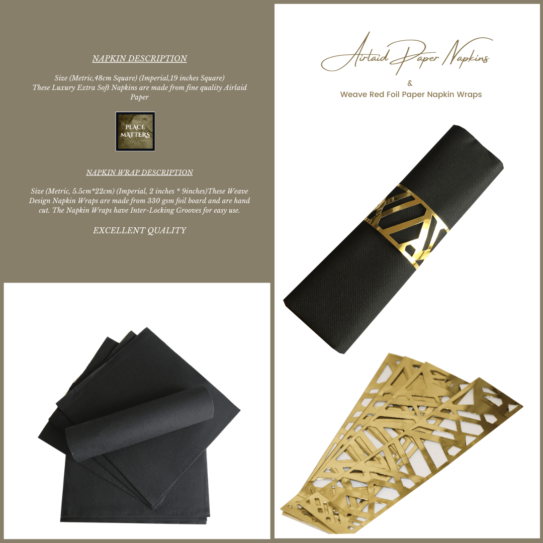 Gold Christmas Table Setting for 10 - Reindeer Runner - Place Matters