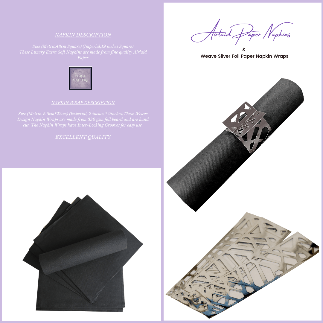 Silver Christmas Table Setting Pack for 10 - Anni Xmas + Runner - Place MattersChristmas Table Setting Pack