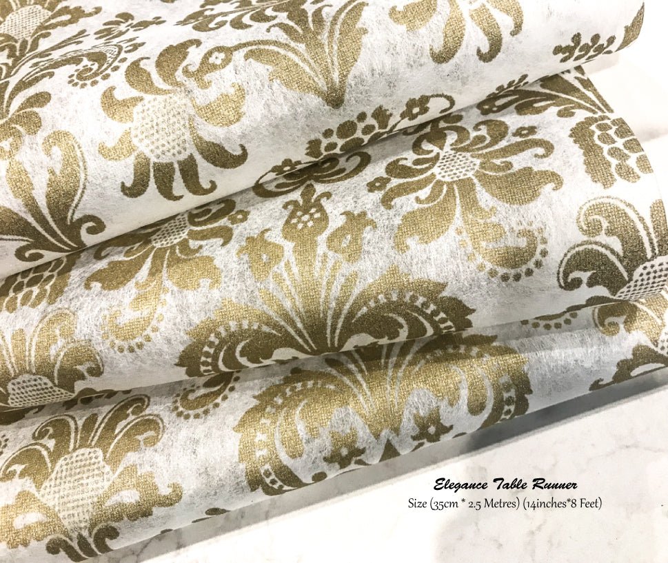 Table Runners Gold (Royale Design) - Place MattersTable Runners