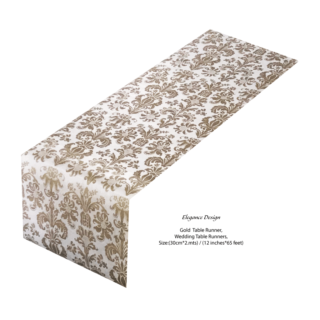 Table Runners Gold (Royale Design) - Place MattersTable Runners