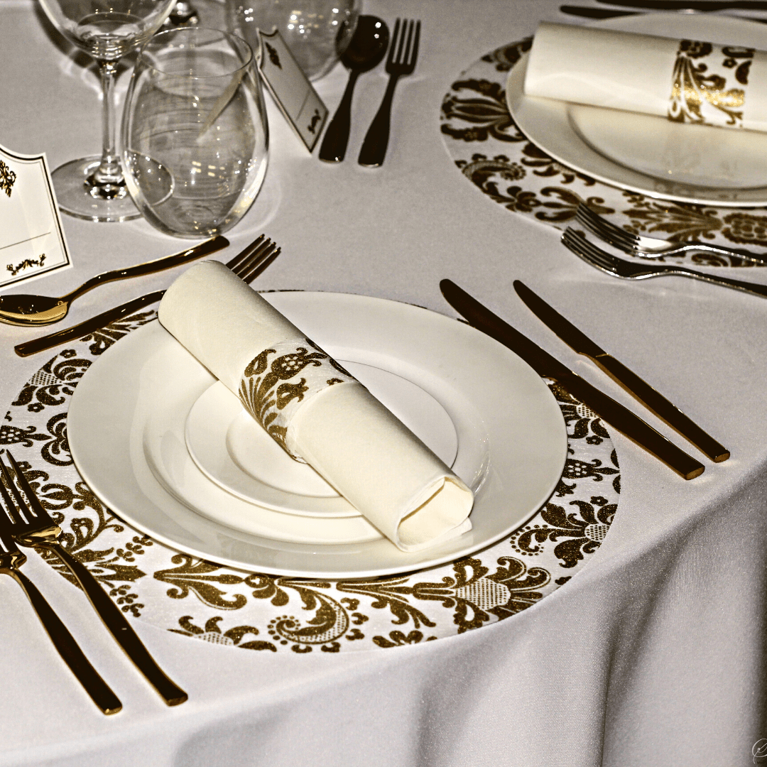 Table Setting Pack for 10 - Royale Design - Place Matters