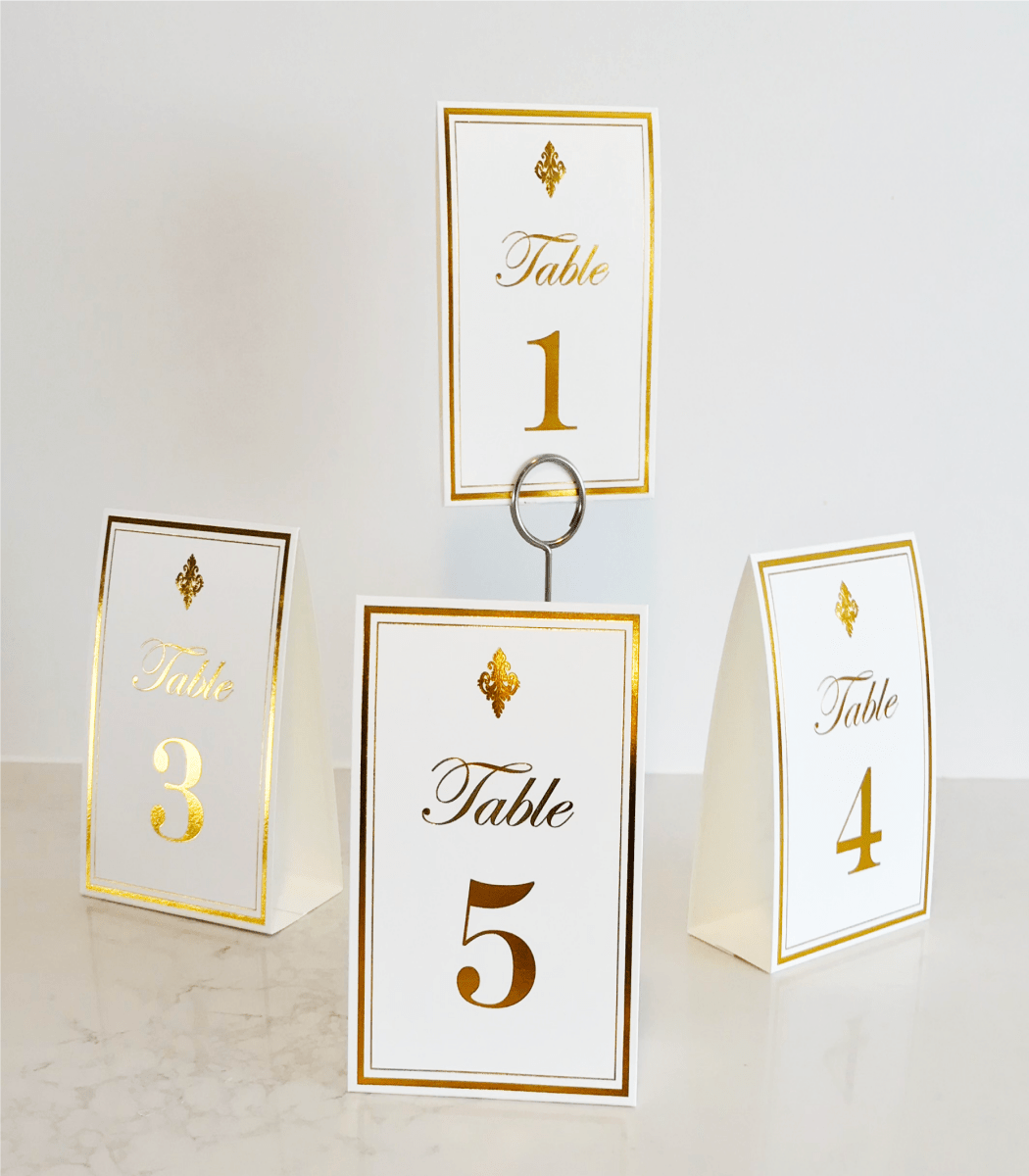 Table Numbers (Pack of 12)(Royale Design) - Place Matters