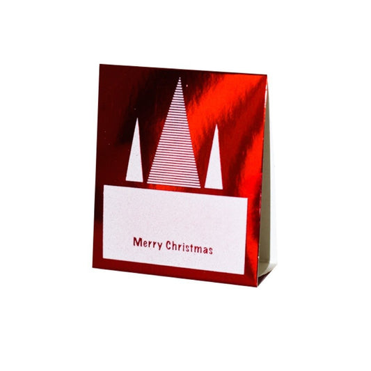 Place Cards (Stripe Foil Christmas Tree) - Place MattersChristmas Table Decor
