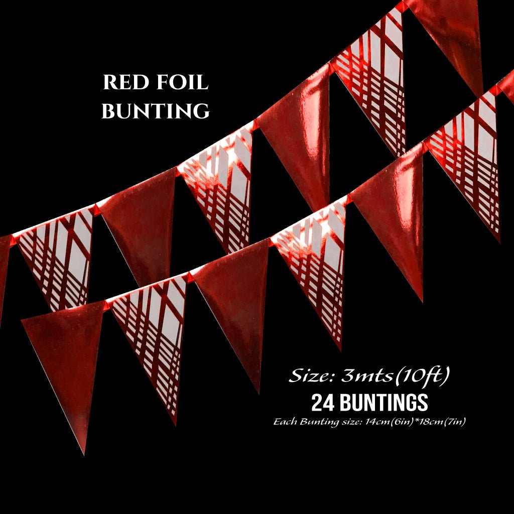 Gold Foil Buntings (Weave Design) - Place Matters