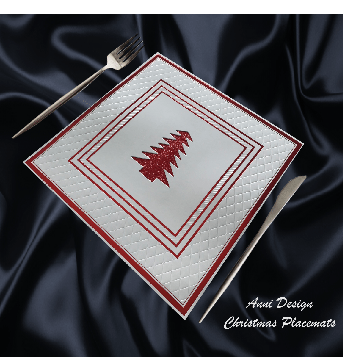 Christmas Placemats Square Shape (Anni Design) - Place MattersChristmas Placemats