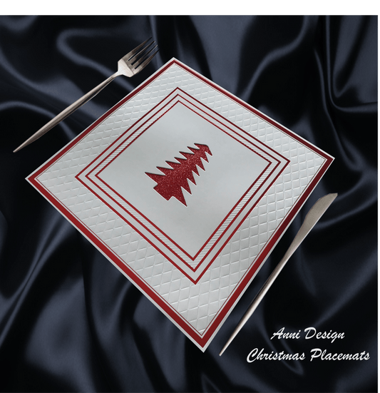 Christmas Placemats Square Shape (Anni Design) - Place MattersChristmas Placemats