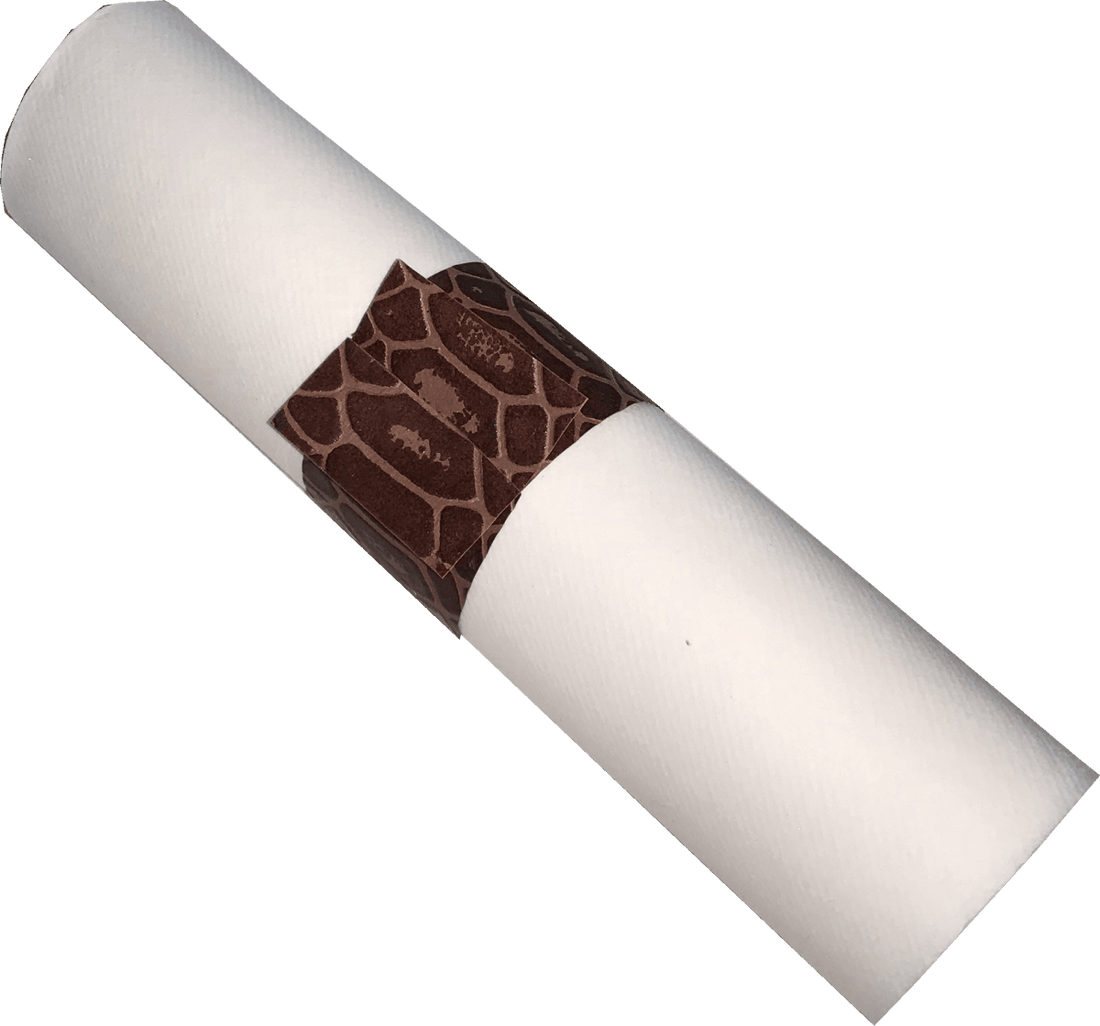 Wholesale Napkin Wraps (Croc Skin Design) Pack of 25| Saunders Concepts