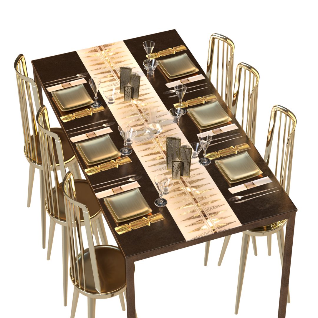 Affordable Luxury Table Decor: Transform Your Holiday Table with Funky Xmas Tree Table Runners and Placemats - Place Matters