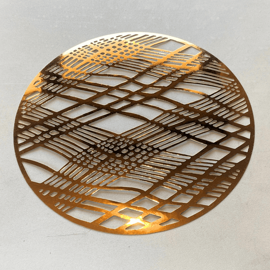 Copper Round Weave Placemats – Pack of 20 | Place Matters