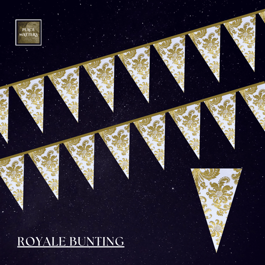 Elegant Dining on a Budget: Enhance Your Table Decor with Royale Design Gold Buntings Placemats and Table Runners for Affordable Luxury - Place Matters