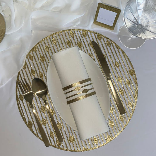 Maximize Your Dining Space with Wholesale Droplets Design Placemats and Table Runners Infusing Affordable Luxury Paper Table Decor - Place Matters