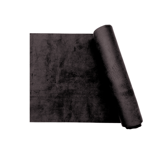 Velvet Black Table Runners: Transform Your Dining Space with Affordable Luxury Paper Table Decor and Placemats - Place Matters