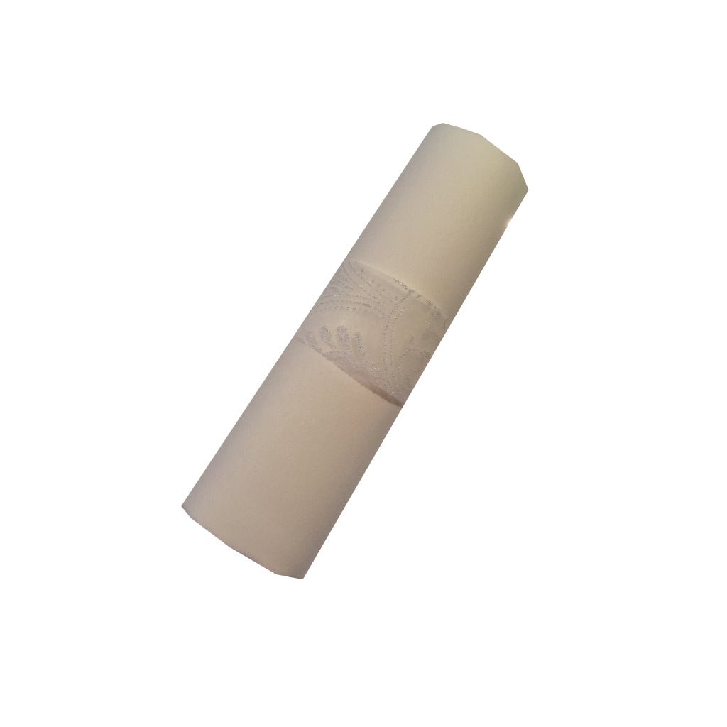 White Napkin Wraps (Milano Design)