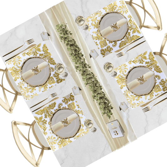 Table Setting Pack for 10 - Royale Design - Place Matters